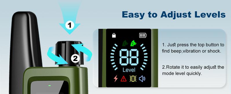 Jugbow Remote, 4200FT Dog Training Collar Remote with 4 Training Modes for DT-61 Dog Training Collar