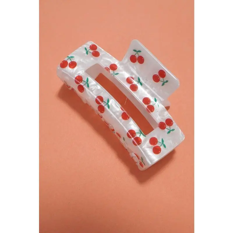 Jumbo Cherry Hair Clip