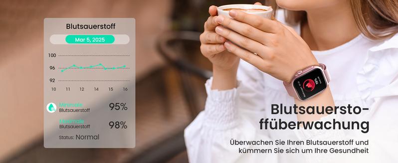 Smart Watches for Women (Android/iPhone), 1.83" HD Smart Watch with Bluetooth Calls/Messages/Notifications, Sleep/Heart Rate/SpO2 Monitor, 110+ Sports Modes Fitness Tracker Watch, 1000mAh Battery Wristwatch Chip Metal Recording,Gifts for girls Smart Watches for Women (Android/iPhone), 1.83" HD Smart Watch with Bluetooth Calls/Messages/Notifications, Sleep/Heart Rate/SpO2 Monitor, 110+ Sports Modes Fitness Tracker Watch, 1000mAh Battery Wristwatch Chip Metal Recording,Gifts for girls