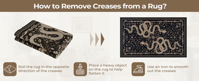 Lahome Washable Area Rug Large Snake Living Room Rugs, Soft Rug for Bedroom, Non-Slip Indoor Carpet for Dining Room Home Office