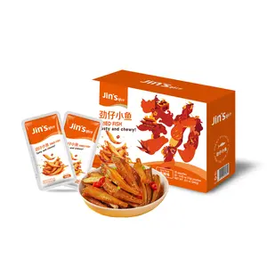 Jinzi Hot & Spicy Mini Fish – Authentic Chinese Leisure Snack for Get-Togethers