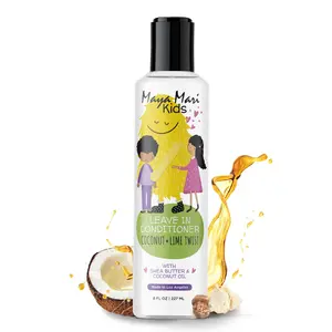 Maya Mari Kids Leave-in Conditioner With Coconut Oil, Shea Butter, and Marula Oil, 8 oz Nourishing and Moisturizing for Silky Smooth Hair