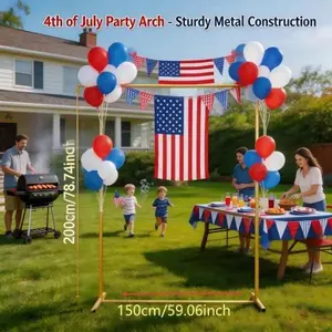 holiday decor deals scene arrangement 6.6FTx6.6FT Gold Wedding Arch Backdrop Stand Square Metal Rectangular Arch Frame for Ceremony Party Birthday Bridal Baby Shower Anniversary Arbor Balloon Decoration Reusable  banners