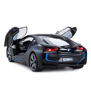 Remote Control Car, 1:14 BMW i8 Radio Remote Control Racing RC Toy Car Model Vehicle, Open Doors by RC, MattBlack.
