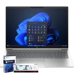 HP ProBook 460 G11 16" Notebook - Intel Core Ultra 5 125U - 16GB RAM- 256GB SSD - Pike Silver Aluminum - Windows 11 Pro - Intel - In-plane Switching (IPS) Technology - Front Camera - Bundle Accessories kit