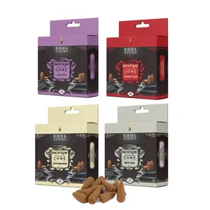 Soul Sticks Serenity Mix Assorted Backflow Cones - 4 Pack