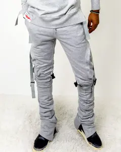 Rebellious® Clothing Co. - Men's Stacked Sweatpants - Athletic Gray