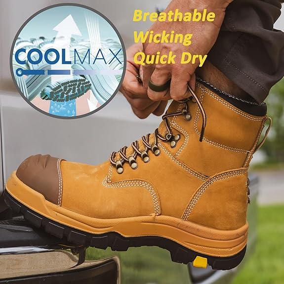 ROCKROOSTER Roslyn CP232Z-245Z Men's Composite Toe Safety Work Boots with Side Zipper Non-slip Rubber Outsole ASTM F2413-18 EH Rated Closed Toe Walking Shoes Cover Boy ROCKROOSTER Roslyn CP232Z-245Z Men's Composite Toe Safety Work Boots with Side Zipper Non-slip Rubber Outsole ASTM F2413-18 EH Rated Closed Toe Walking Shoes Cover Boy