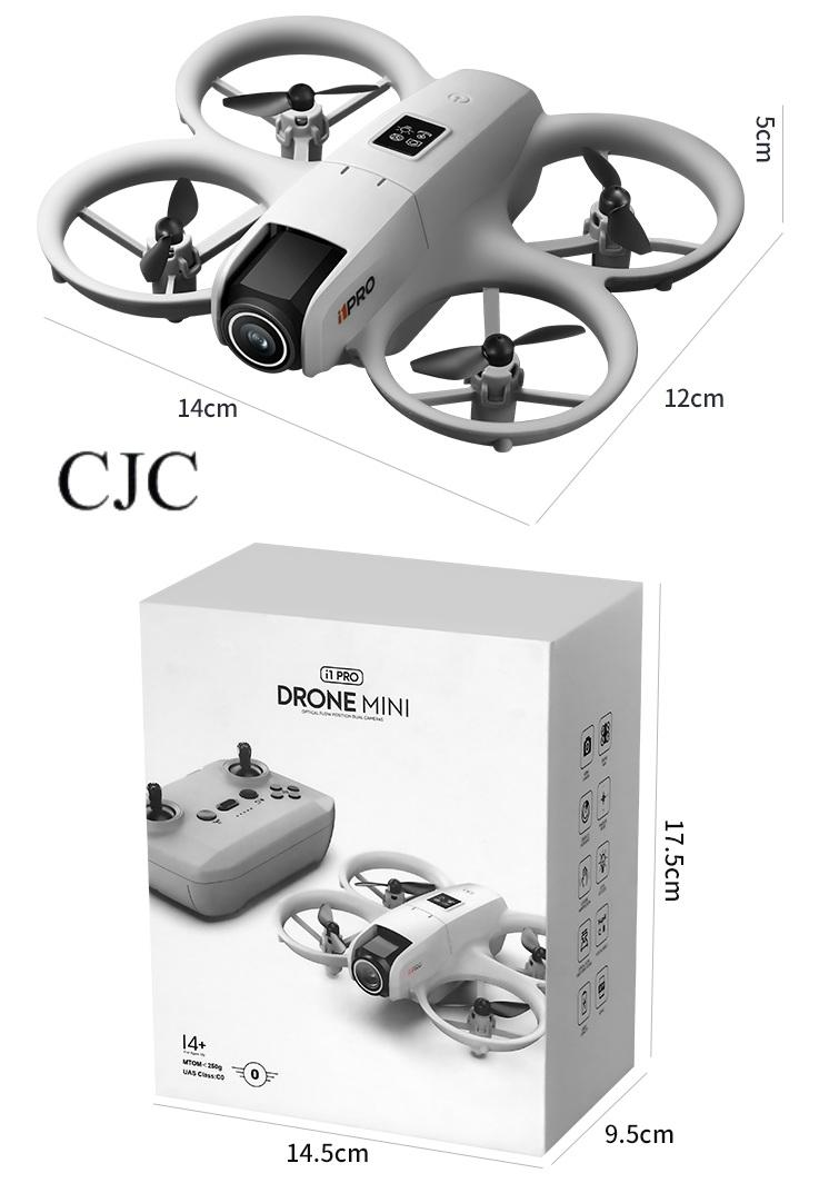 CJC i1 PRO Mini Drone for Kids & Adults HD Dual Camera Obstacle Avoidance 360° Flip 10min Flight Time Perfect for Novices Over 4 Years Old Christmas Gift Stable Hover