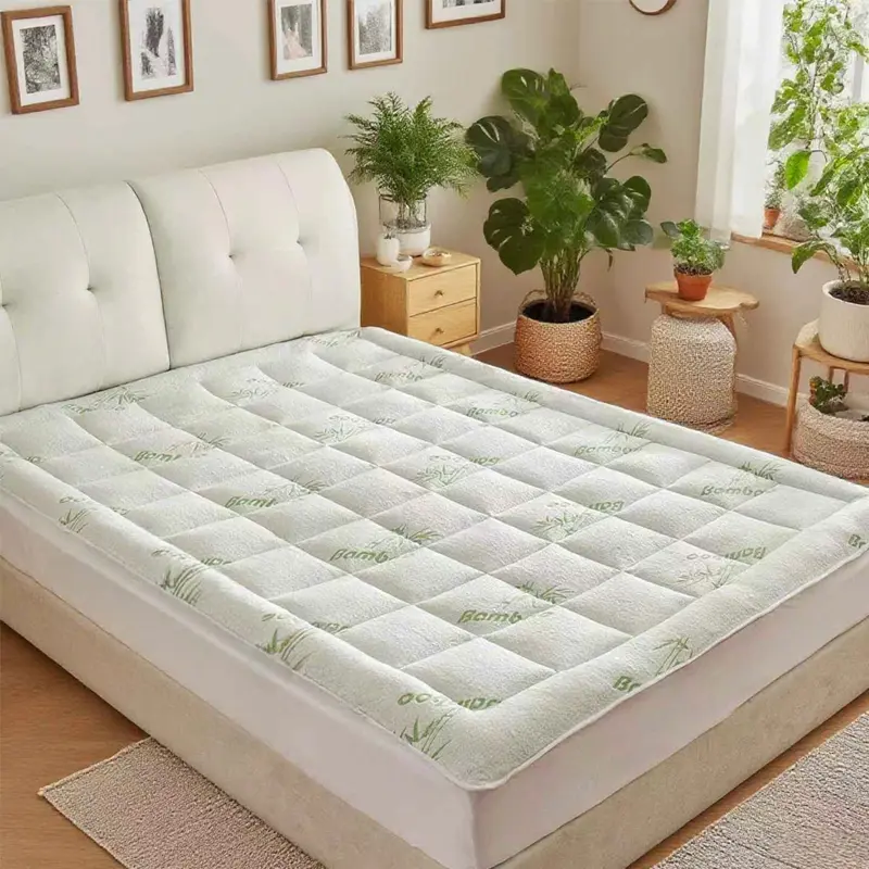 Mattress Topper Queen Size, Cooling Extra Thick Breathable Mattress pad, 8-21”Deep Pocket Soft Quilted Fitted Mattress Cover with Down Alternative Fill