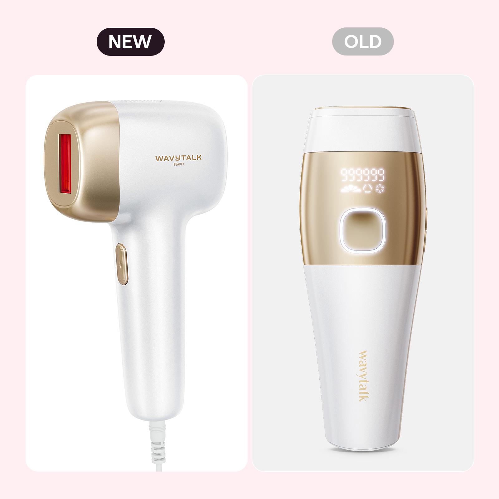 Wavytalk Bare It IPL Hair Removal with Ice Cooling, 3 Modes & 24J Dual-Pulse for Salon-Level Results on Face, Body & Bikini, Painless & Precise