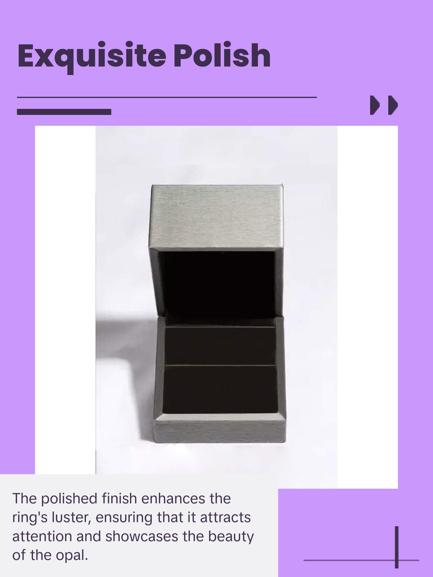 Opal Fishtail Bypass Ring