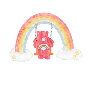 Whatever Makes You Happy Care Bears Cheer Bear Rainbow Acrylic Pin