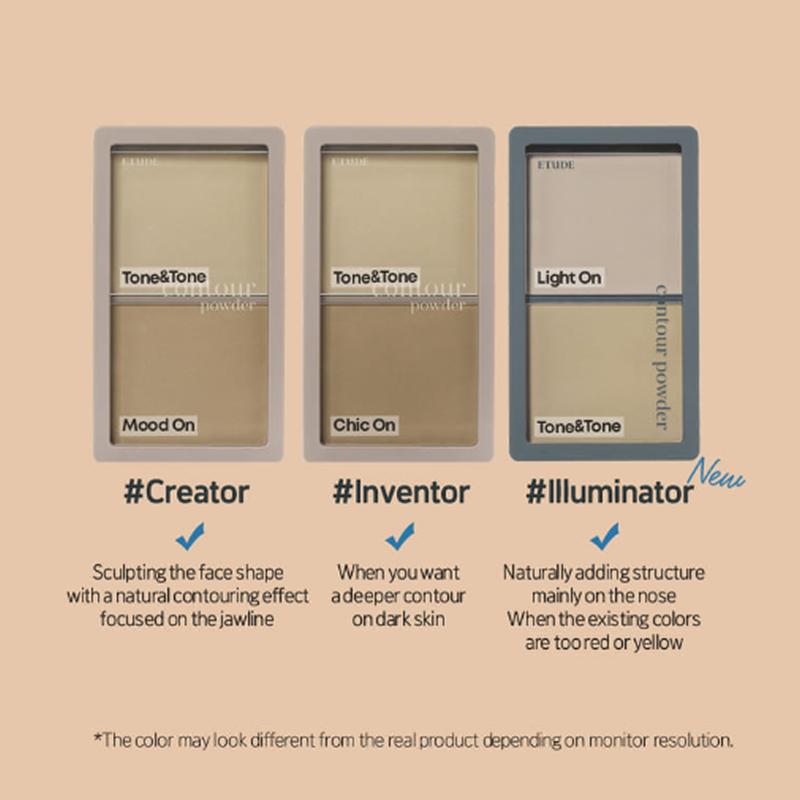 [ETUDE Official] Curl Fix Mascara & Curler Set #02 BROWN + Contour Powder #03(Illuminator) & Brush Set | 24H Smudge Proof | Waterproof | Volumizing & Lengthening