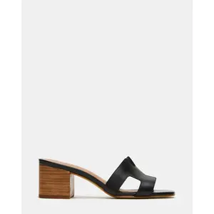 Steve Madden HANA BLACK LEATHER Steve Madden HANA BLACK LEATHER