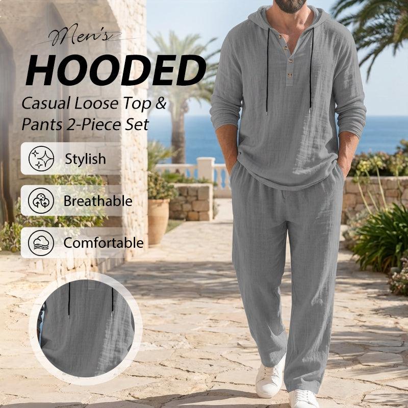 Men's Hoodie & Jogger Set Casual Loungewear 2-Piece Set #mensfashion #hoodieset #loungewear #streetwear #falloutfits #gymwear #fyp