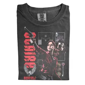 The Claire Redfield Resident Evil Comfort Color Shirt, Vintage Survival Horror Game Shirt, Retro Resident Evil Gaming Shirt, Gift for Men, Gift for Women, Crew Neck T-shirt, Trending T-shirt