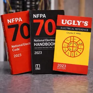 NFPA 70 National Electrical Code NEC 2023 Codebook + Handbook with Tabs & Uglys