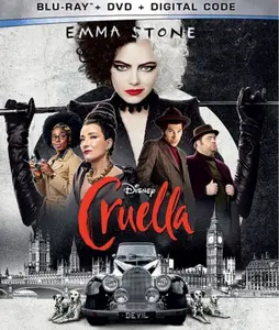 Cruella  [BLU-RAY MOVIE] With DVD, 2 Pack, Ac-3/Dolby Digital, , Dolby, Digital Theater System, Dubbed, Subtitled