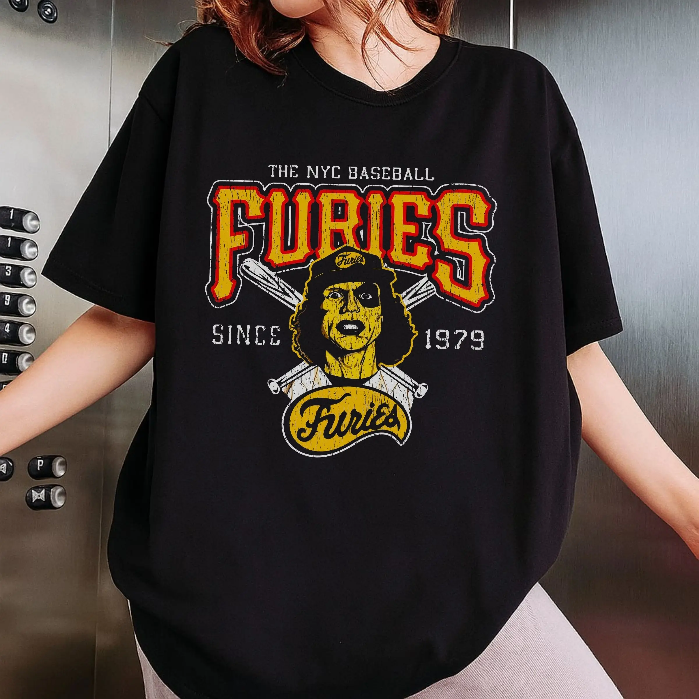The Warriors Baseball Furies Sweatshirt, Vintage 1979 NYC Baseball Graphic Shirt, Cult Movie Fan Gift, MADE IN USA