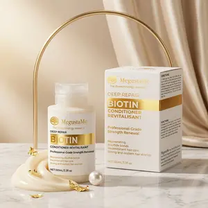 Hair Growth Secret! MegustaMe Biotin Deep Repair Leave-In Hair Mask for Stronger & Thicker Hair (100ml) minoxidil women aja rubia hair products oil growth serum flocs crece pelo
