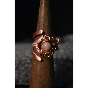 Sunstone-Solar Eye Ring