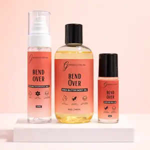 The Layering Body Oil Trio — Shea Butter Body Oil, Perfume Fragrance Mist & Perfume Roller