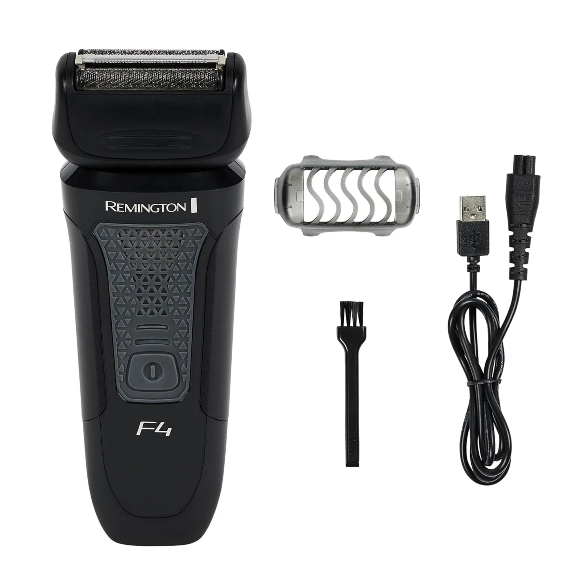 REMINGTON F4 Style Series Men's Electric Foil Shaver, Cordless Rechargeable, Wet & Dry, Pop-Up Trimmer, Black
