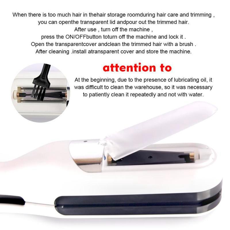 Automatic Electric Hair Clipper, Christmas Gifts Fall Gifts, Multifunctional Type-c Rechargeable Hair Split End Clipper,  Split End Trimmer,  Portable Wireless Hair Trimmer, Hair Care Tool for Gift