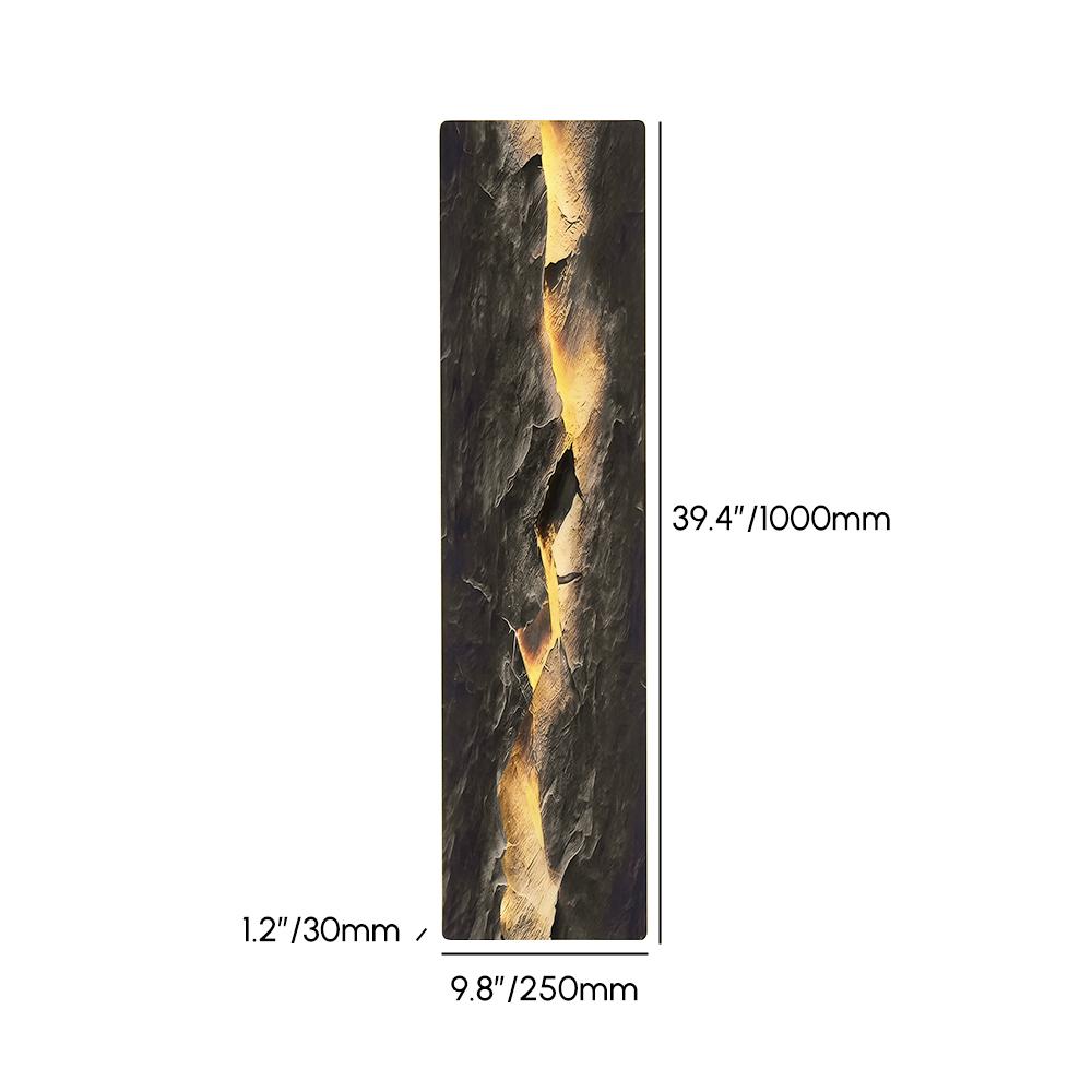 Homary Modern Abstract LED Wall Art with Backlit Light Home Decor — USB Powered