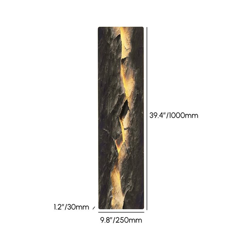 Homary Modern Abstract LED Wall Art with Backlit Light Home Decor — USB Powered