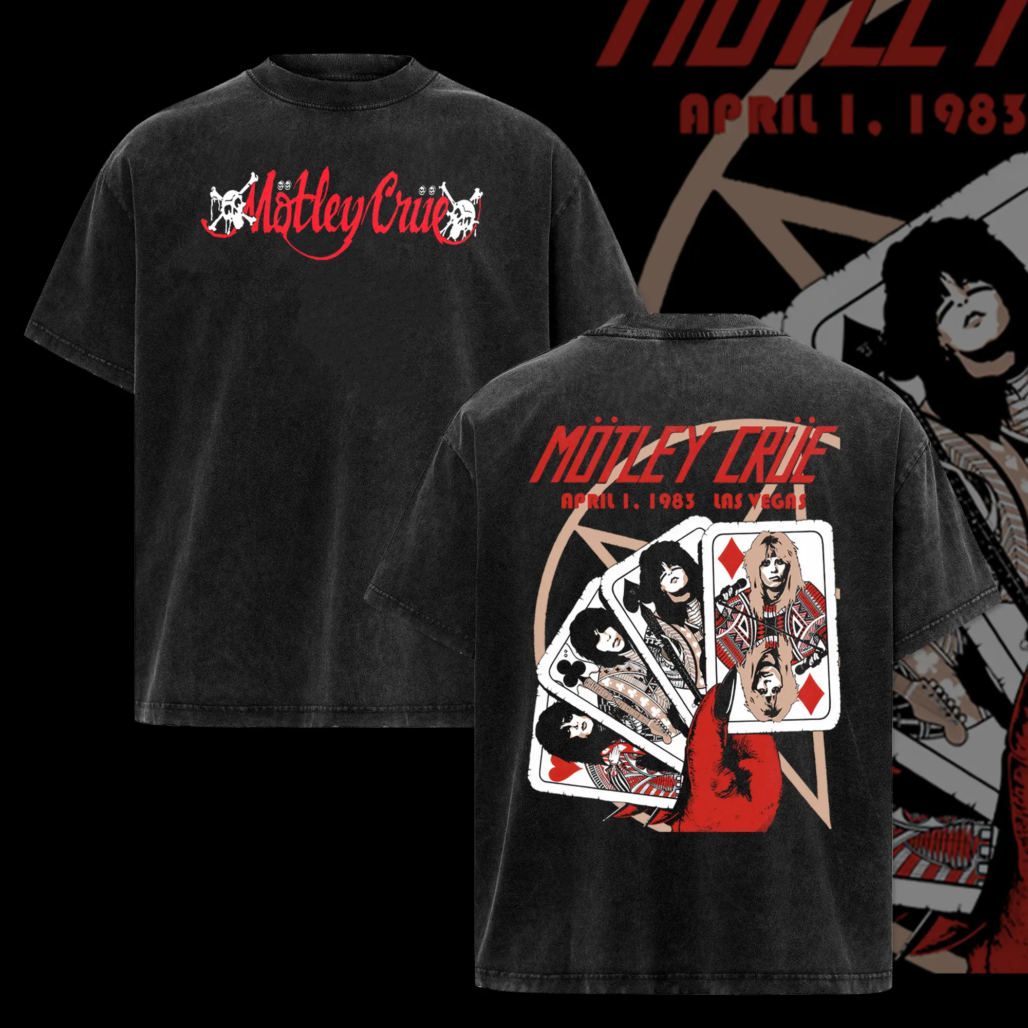 Motley Crue ヴィンテージツアーTシャツ