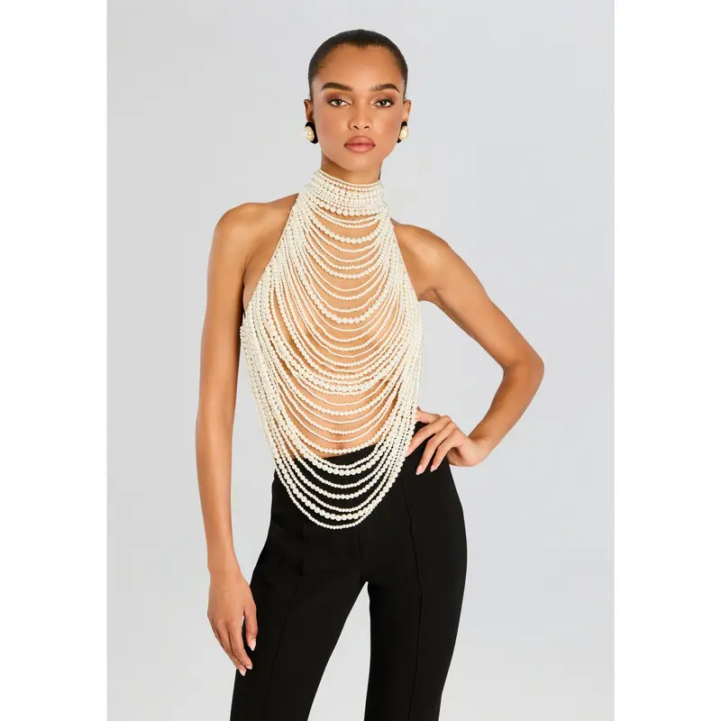 deema pearl dress ivory #Handmadeapparels