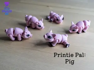 Miniature Printie Pal Pig