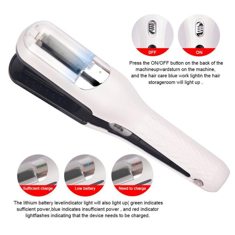 Automatic Electric Hair Clipper, Christmas Gifts Fall Gifts, Multifunctional Type-c Rechargeable Hair Split End Clipper,  Split End Trimmer,  Portable Wireless Hair Trimmer, Hair Care Tool for Gift