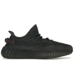 adidas Men's Yeezy Boost 350 V2 Static Black (Reflective), from StockX