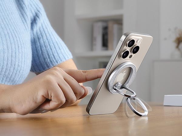 ESR Magnetic Phone Ring Holder (HaloLock), Compatible with MagSafe Ring Holder, Magnetic Phone Grip with Adjustable Stand, Compatible with MagSafe Phone Grip, for iPhone 17/16/15/14/13/12 Accessories