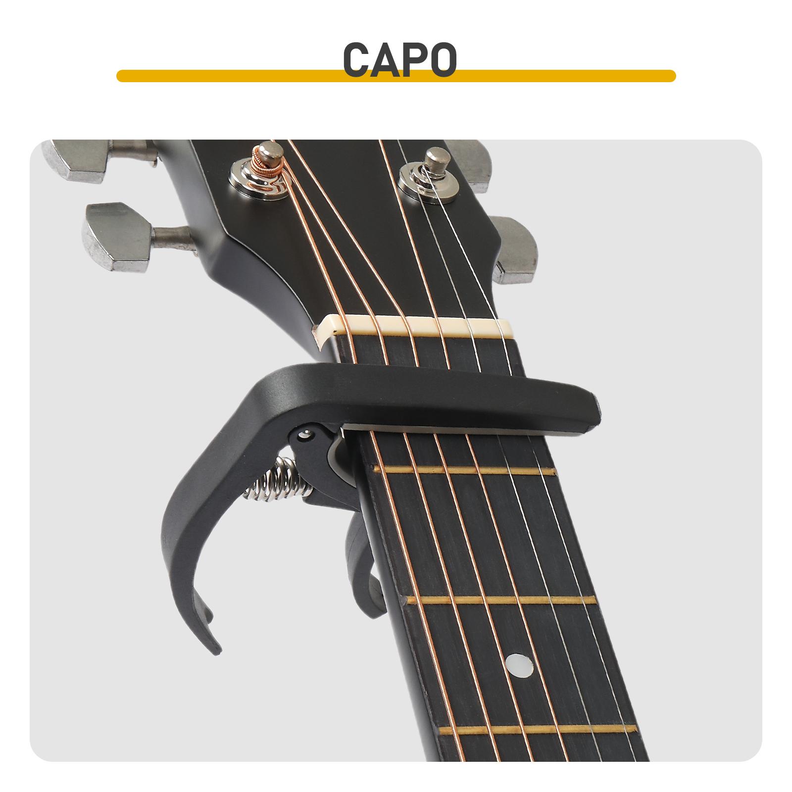 Matte Black 41-inch Dreadnought Cutaway Acoustic Guitar with Basswood Body Full-Size Design Includes Pick Strings Capo Gig Bag Tuner Wrench and Sling Strap for Beginners Matte Black 41-inch Dreadnought Cutaway Acoustic Guitar with Basswood Body Full-Size Design Includes Pick Strings Capo Gig Bag Tuner Wrench and Sling Strap for Beginners