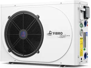 FibroPool FH135 7,500 Gallon Swimming Pool Heat Pump 35,000 BTU Plug-and-Play for In-Ground & Above-Ground Pools up to 7,500 Gallons