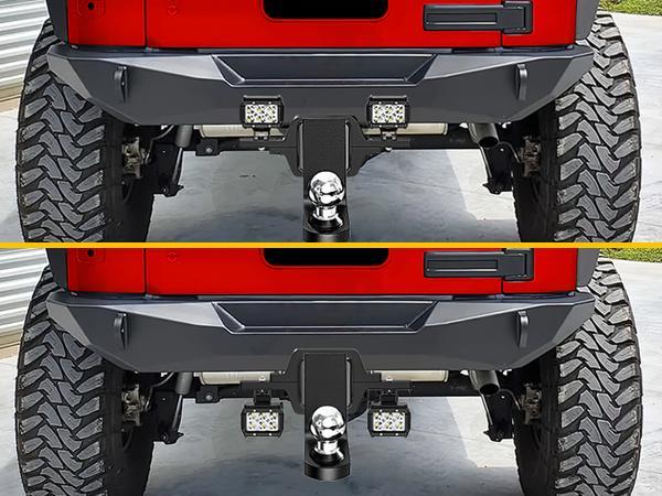 Nilight 2.5 inch Towing Hitch Mount Bracket for Truck Trailer RV SUV Pick Up fit Dual LED Work Light Reverse Rear Back Up Off Road Lights(Towing Hitch Mount Bracket) Without Light