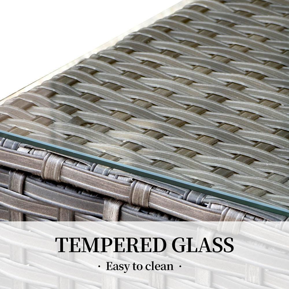 Ovios Patio Furniture 13-Piece Outdoor Sectional Sofa Set with Wicker Rocking Swivel Chairs and 42.12'' Fire Pit Ovios Patio Furniture 13-Piece Outdoor Sectional Sofa Set with Wicker Rocking Swivel Chairs and 42.12'' Fire Pit