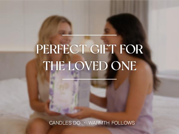 Relaxing Birthday Gifts for Women: Purple Flower Candle Warmer Lamp with Scented Candles Valentines Day Gift Set for Mom Dimmable Wax Warmer with Timer, Valentine's Day gift