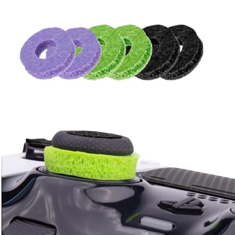 [Flash Sale] Precision Rings | Aim Assist Motion Control for PlayStation 4 (PS4), PS5, Xbox 1, XBX, Switch Pro & Scuf Controller Gaming Aiming with 3 Level Resistance Control Assist Accessories R6(Black/Purple/Green)