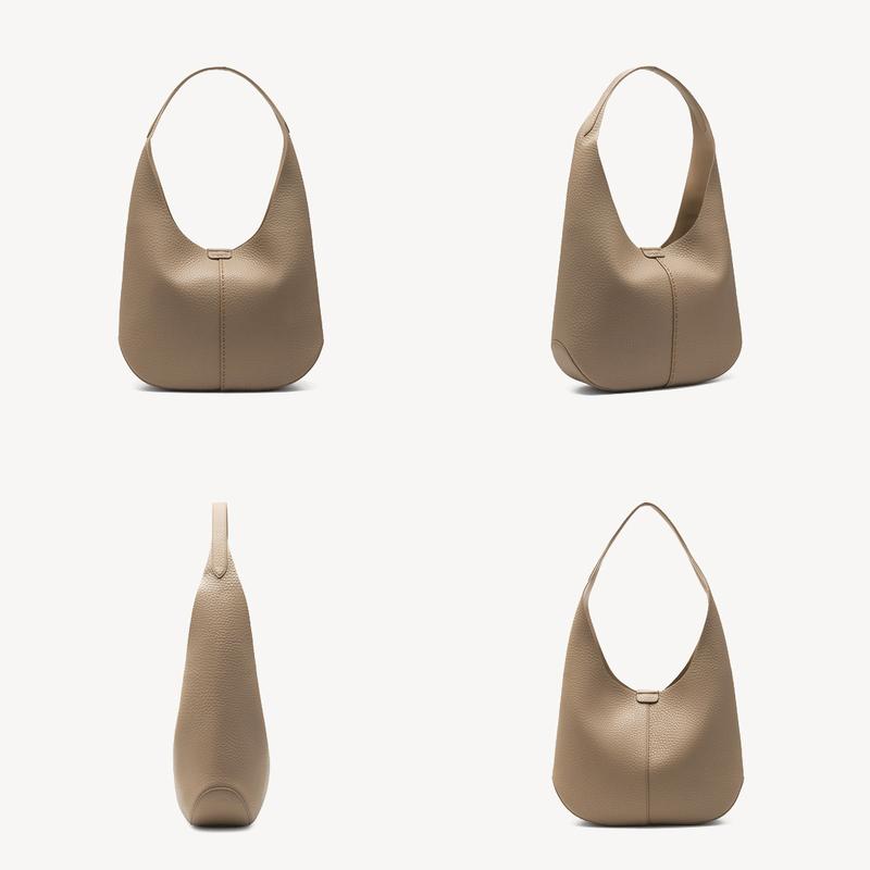 NEWBELLA Hana 2 Pcs Set Shoulder Bag & Clutch, Daily Casual Elegant Geometric Design, Adjustable Strap, Magnetic Closure, Pouch Fits All Sizes of Phones & iPads,FallFreshness Cosmetic Fabric