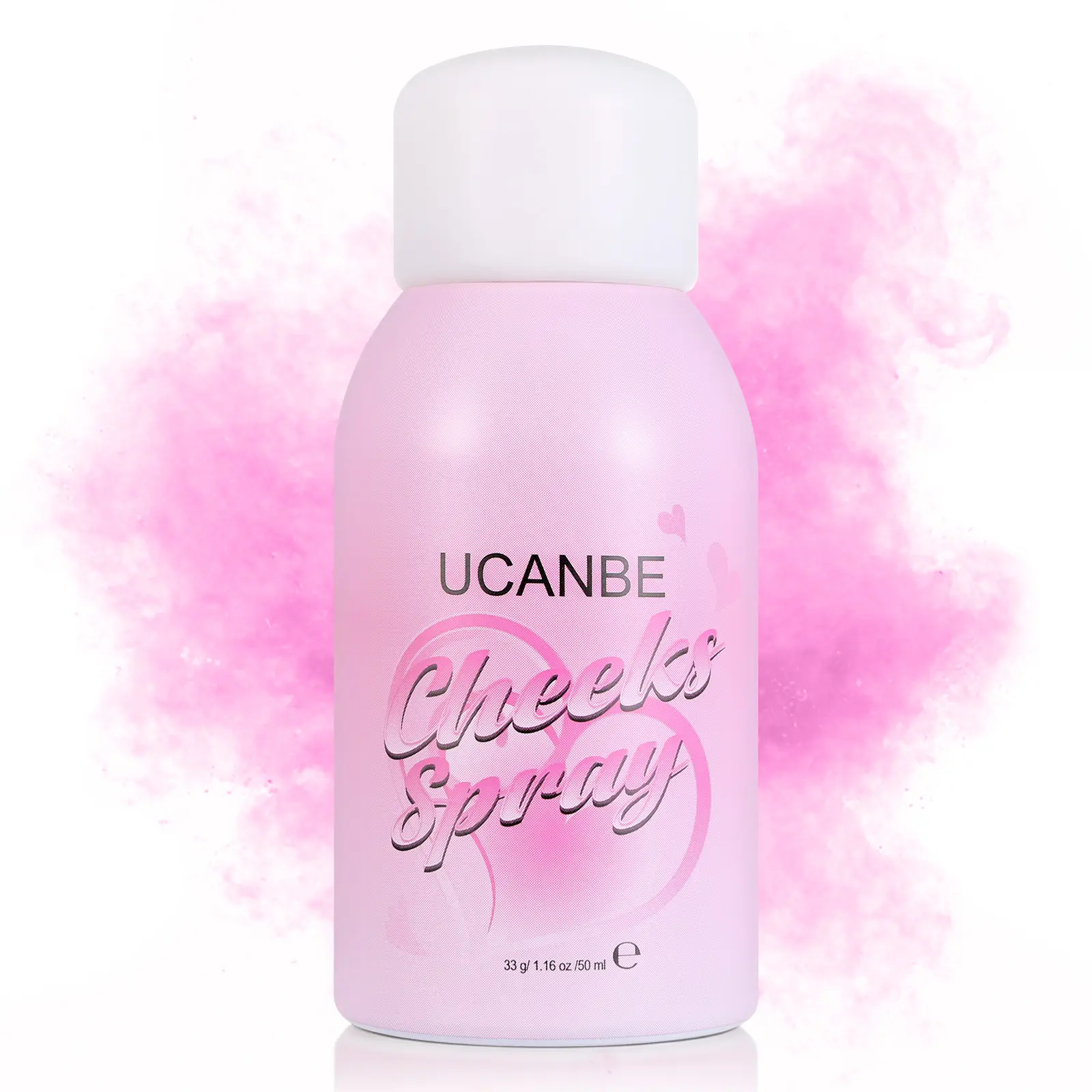 #backtoschool UCANBE Blush Spray with Puff, Hydrating Liquid Blush Mist for Cheeks - Soft Pigmented Buildable Blendable Breathable Blush, Healthy Dewy Glow Finish, Talc-Free (1.16 oz)