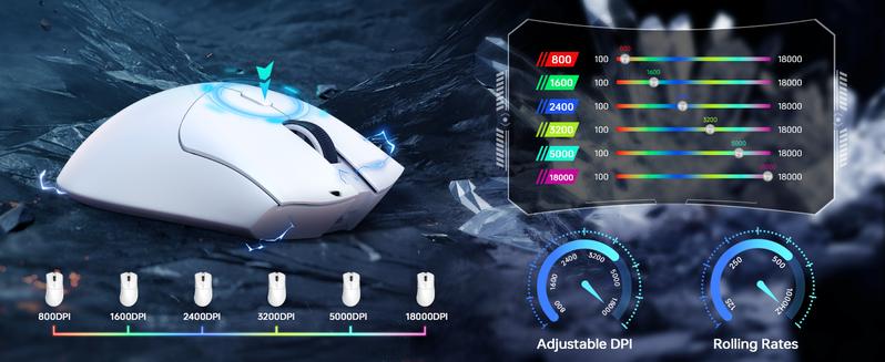 ATTACK SHARK X68HE Wired Gaming Keyboard & R1 Mouse Combo with G300 Active Noise Cancelling Gaming Headset,8KHz Magnetic Switch Keyboard, 16.8M RGB, Custom Actuation, 55g Ultra-Light Mouse with 18,000 DPI & Tri-Mode Connectivity for PC Mac Gamers