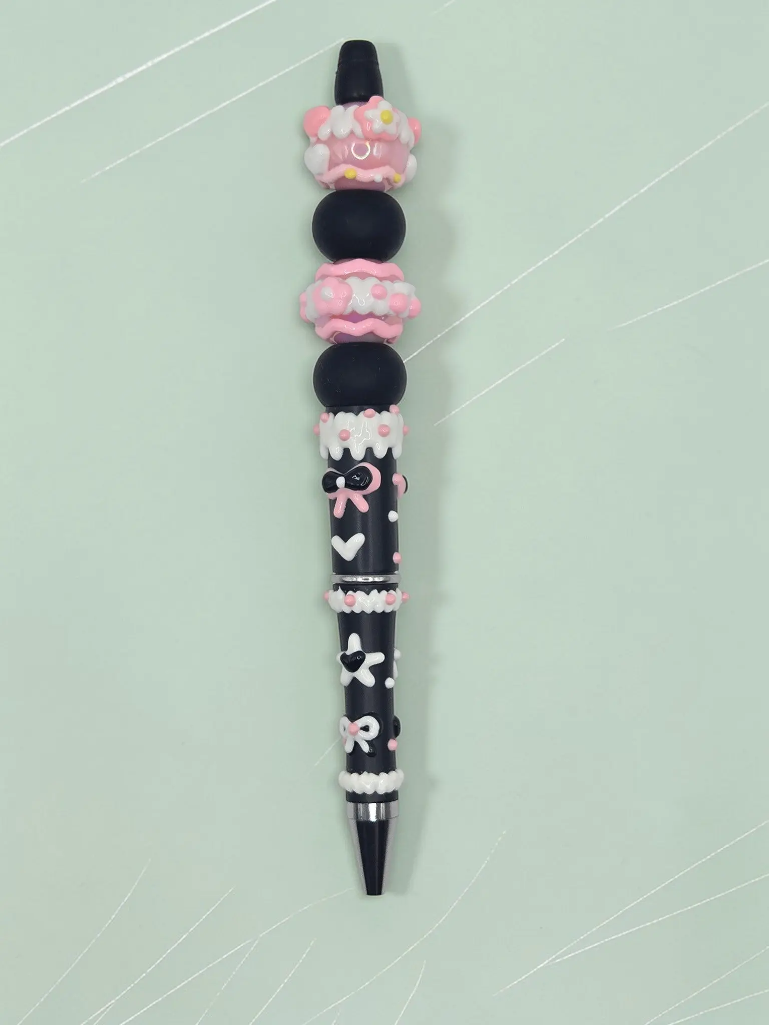 🍰🎀 Sweet Treat Kawaii Beaded Pen 🎀🍰