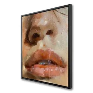 Conscious Sales C1FC364826JIKN 36 x 48 in. Lust - Pink Framed Canvas Art for Stylish Home Decor