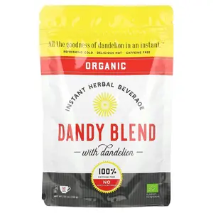 Dandy Blend Organic Instant Herbal Beverage with Dandelion, Caffeine Free, 3.53 oz (100 g)