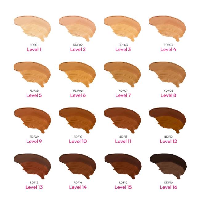 Ruby Kisses 3D Face Creator Cream Foundation & Concealer, 12 Hours Long Lasting, Medium to Full Coverage, Non-Greasy, Ideal for Makeup & Contour Palette (Level 15)